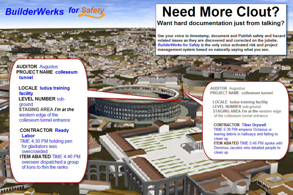 Safety dictation dialog illustration